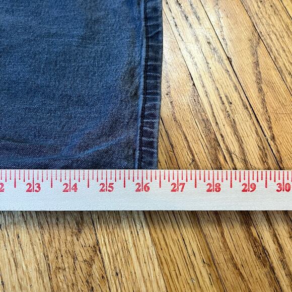 Levis Jeans Womens 30 Fadded Black Mile High Cropped Wide Leg Pants - Picture 10 of 11